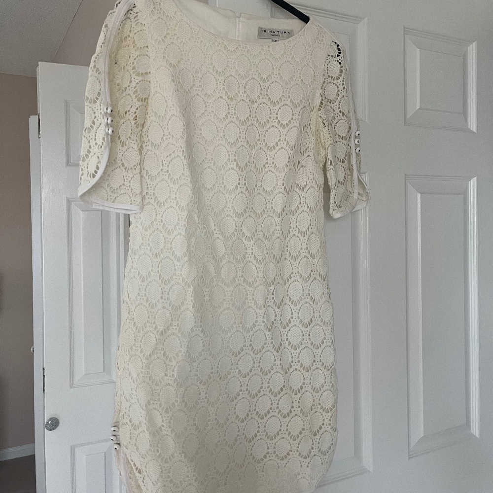 Trina Turk Short-Sleeve Knit Dress (Size 4)
